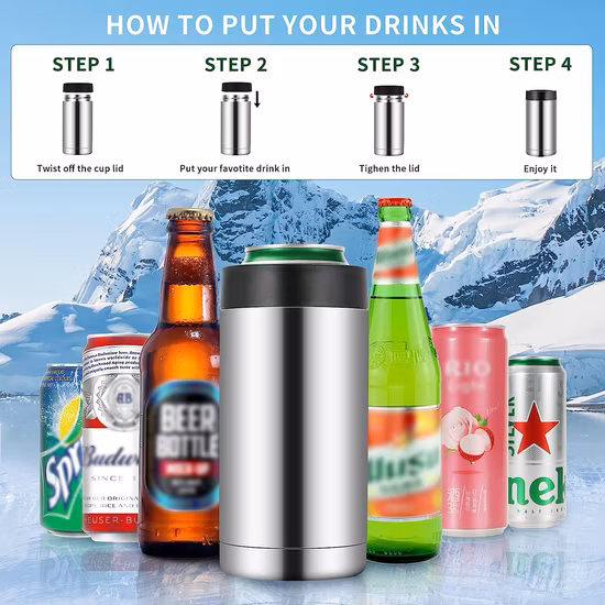 개인화 된 절연 저렴한 프로모션 결혼 선물 그루터기 병 홀더 네오프렌 와인 맥주 병 쿨러 그루터기 홀더 캔 쿨러 (JMBT)