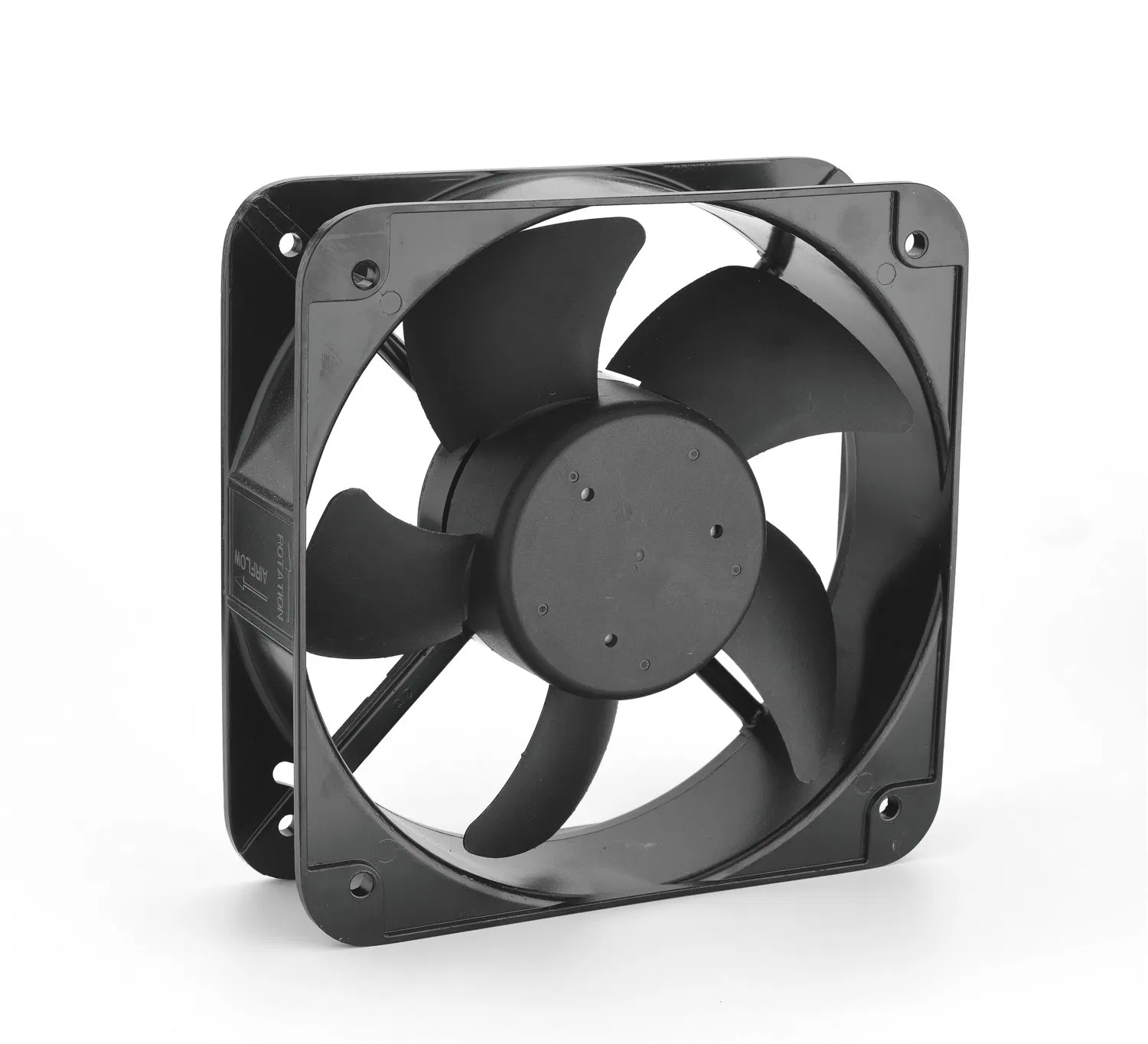 2060 알루미늄 구조 볼베어링 큰 기류 높은 정압 Ce ISO 증명서 200mm DC 냉각기