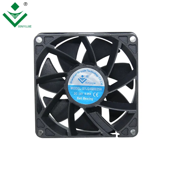 PC 냉각팬 80X80X25mm 심천 공장 12V 8025 CPU 냉각기